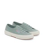 Superga 2750 Cotu Classic Sneakers - Grey Ardesia Avorio. Front view.