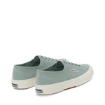 Superga 2750 Cotu Classic Sneakers - Grey Ardesia Avorio. Back view.