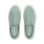 Superga 2750 Cotu Classic Sneakers - Grey Ardesia Avorio. Top view.