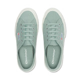 Superga 2750 Cotu Classic Sneakers - Grey Ardesia Avorio. Top view.