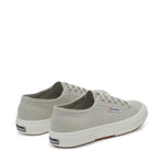 Superga 2750 Cotu Classic Sneakers - Grey Sand Avorio. Back view.