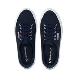 Superga 2750 Cotu Classic Sneakers - Navy White. Top view.