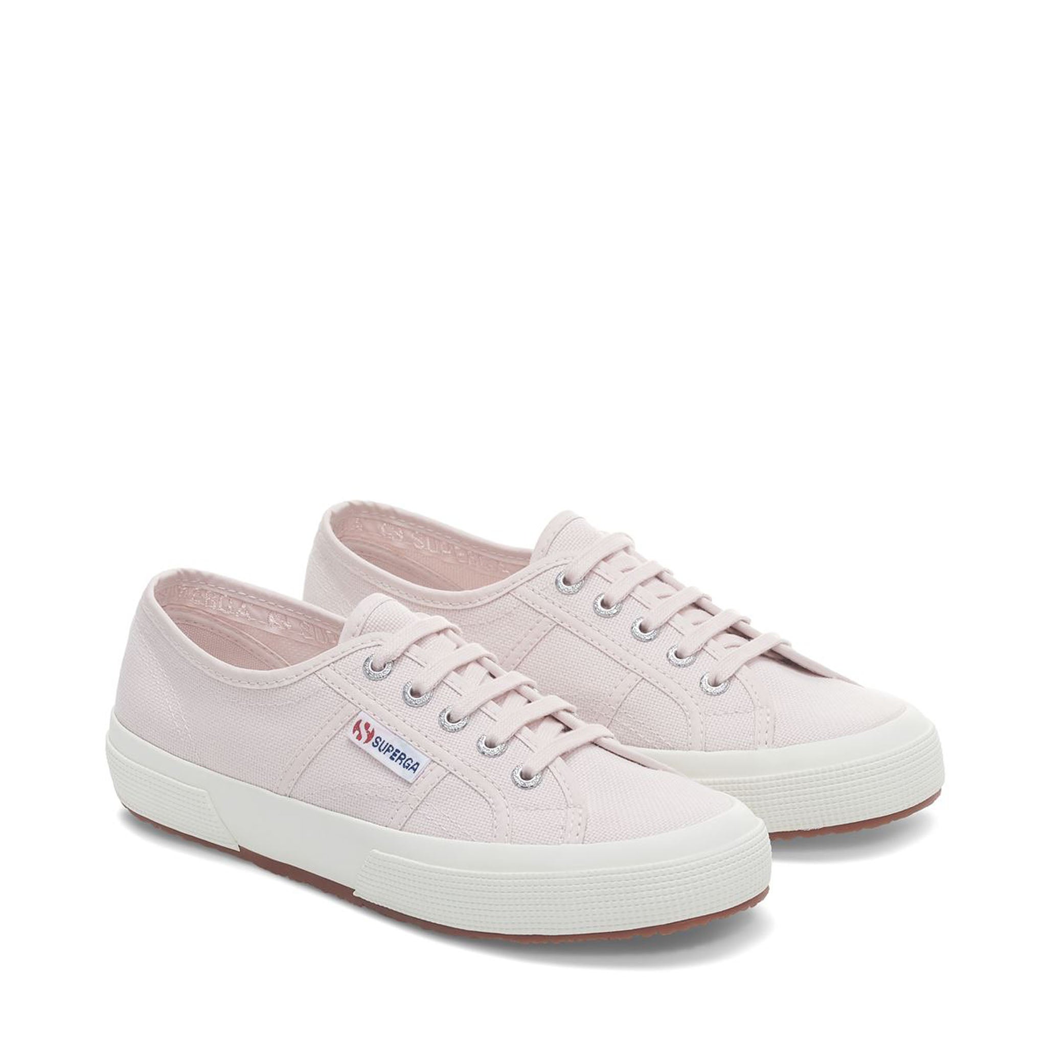 Superga 2750 Cotu Classic Sneakers - Light Pink. Front view.