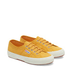 Superga 2750 Cotu Classic Sneakers - Saffron. Front view.