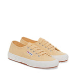 Superga 2750 Cotu Classic Sneakers - Light Yellow. Front view.