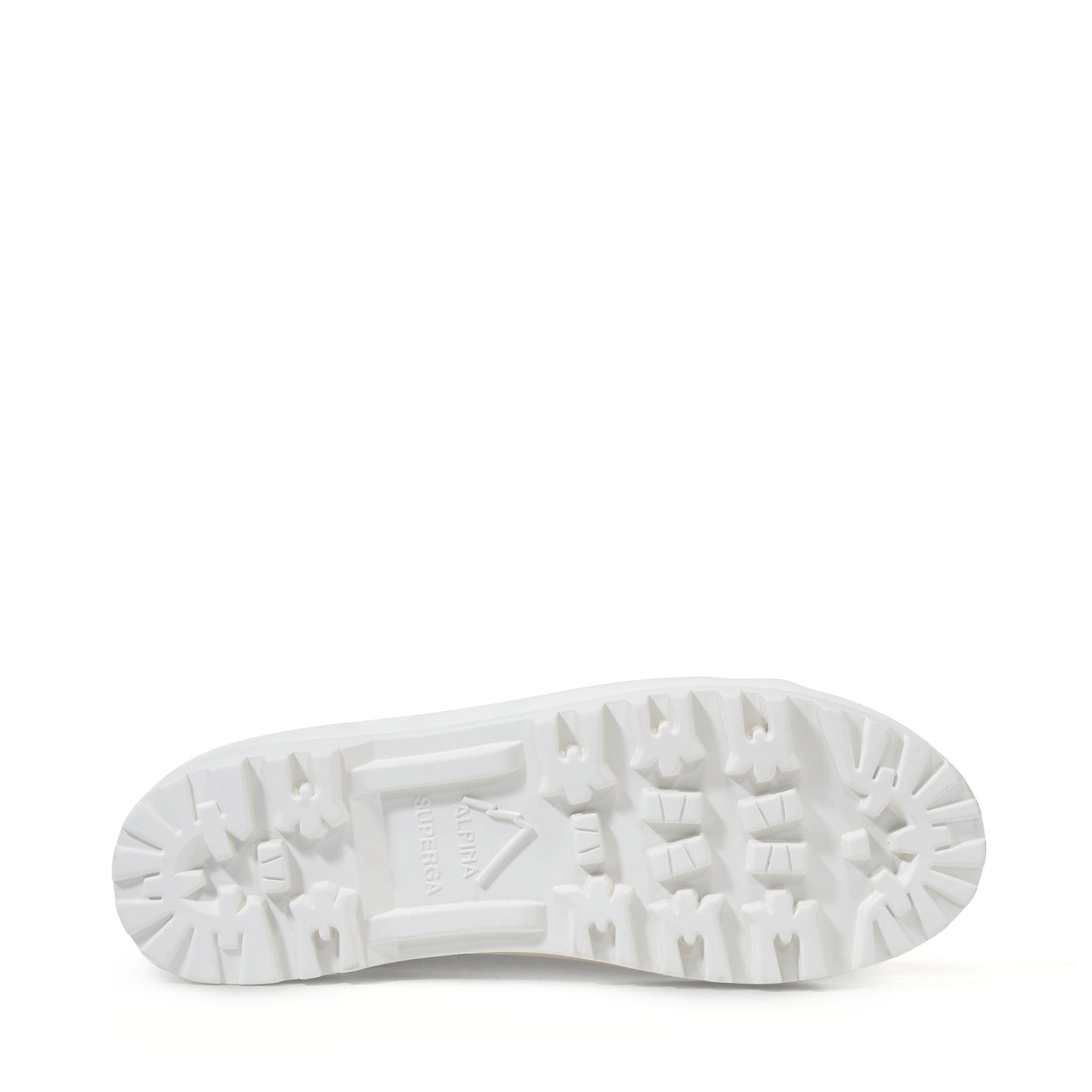 Superga 2341 Alpina High Top Sneakers - Black. Bottom view.