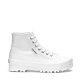 Superga 2341 Alpina Sneakers - White. Side view.