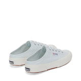 Superga 2402 Mule Sneakers - Light Blue. Back view.