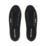 Superga 2790 Platform Sneakers - Black. Top view.