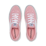 Superga 3041 Revolley Colorblock Platform Sneakers - Pink. Top view.