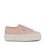 Superga 2790 Platform Sneakers - Blush. Side view.