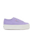 Superga 2790 Platform Sneakers - Violet. Side view.