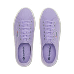 Superga 2790 Platform Sneakers - Violet. Top view.