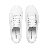 Superga 2555 Alpina Sneakers - White. Top view.