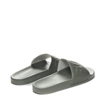 Superga 1908 Polysoft Slides - Green Safari. Back view.