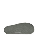 Superga 1908 Polysoft Slides - Green Safari. Bottom view.