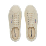 Superga 2740 Platform Sneakers - Eggshell. Top view.