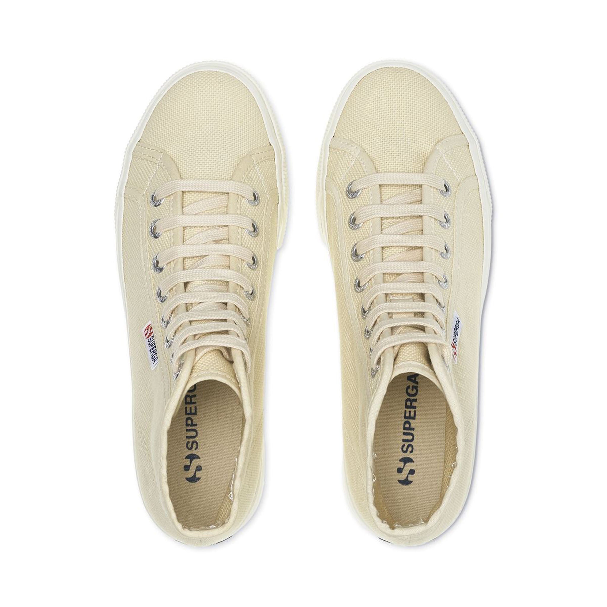 2708 High Top Sneakers - Beige – Superga US