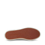 Superga 2740 Platform Slip-on Sneakers - Beige. Bottom view.