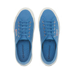 Superga 2750 Cotu Classic Sneakers - Light Cyan Avorio. Top view.