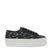 Superga 2790 Floral Print Sneakers - Grey. Side view.