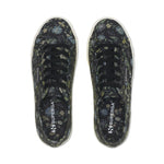 Superga 2790 Floral Print Sneakers - Grey. Top view.