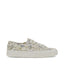 Superga 2750 Floral Print Sneakers - White. Side view.