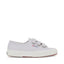 Superga 2750 Cot3Strapu Sneakers - Light Grey. Side view.