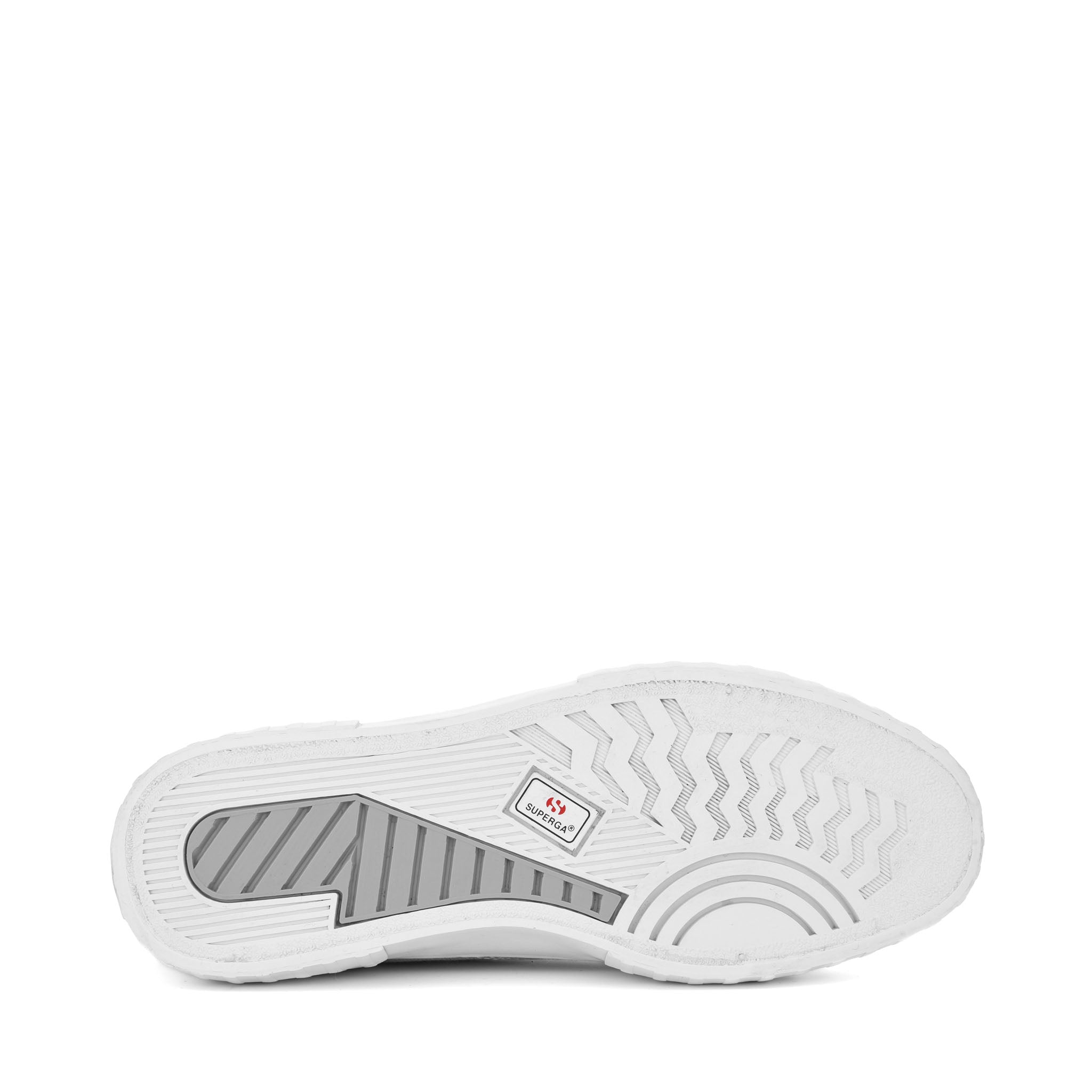 Superga 2630 Stripe Sneakers - Grey. Bottom view.