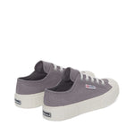 Superga 2630 Stripe Sneakers - Grey Bluish. Back view.