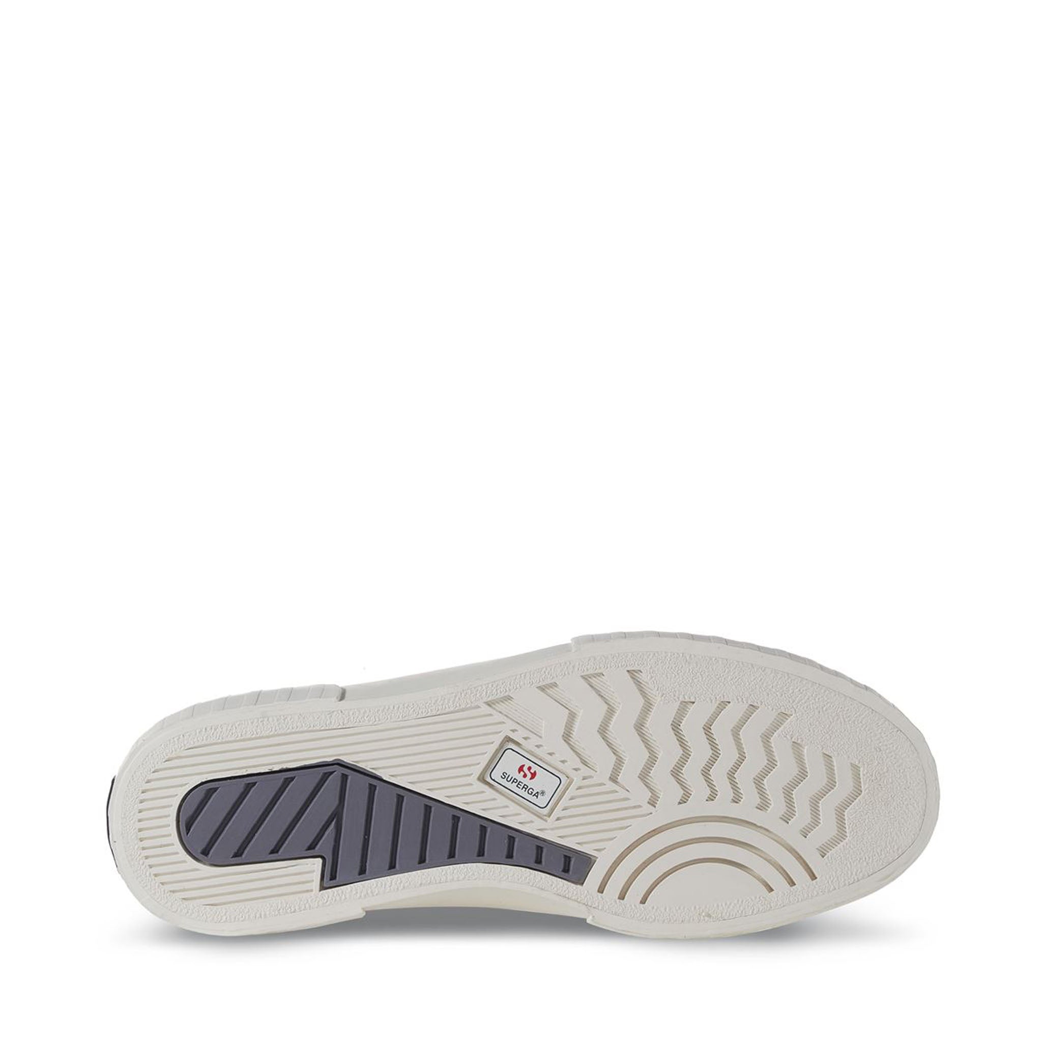 Superga 2630 Stripe Sneakers - Grey Bluish. Bottom view.