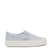 Superga 2740 Platform Slip-on Sneakers - Grey. Side view.