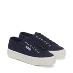 Superga 2740 Platform Sneakers - Navy. Front view.