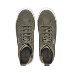 Superga 2641 Alpina High Top Boots - Olive. Top view.