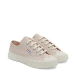 Superga 2630 Stripe Sneakers - Pink. Front view.