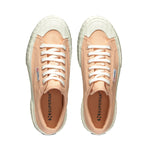 Superga 2631 Stripe Platform Sneakers - Pink. Top view.