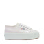 Superga 2790 Lam√© Sneakers - Iridescent. Side view.