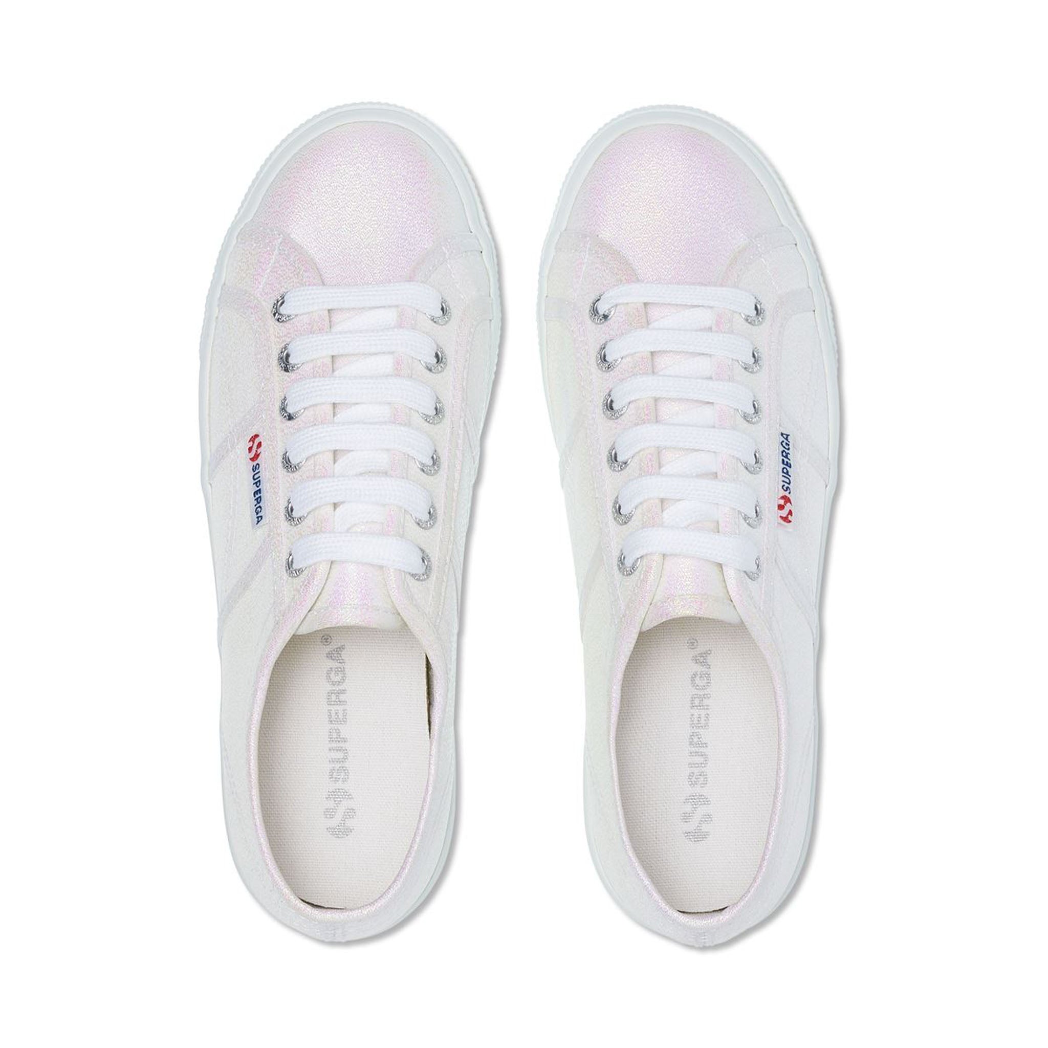 Superga 2790 Lam√© Sneakers - Iridescent. Top view.