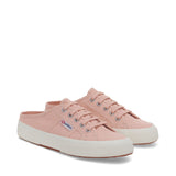 Superga 2402 Mule Sneakers - Blush. Front view.