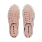 Superga 2402 Mule Sneakers - Blush. Top view.