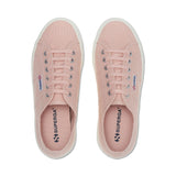 Superga 2740 Platform Sneakers - Blush Pink. Top view.