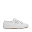 Superga 2750 Cotu Classic Sneakers - White Rose Gold. Side view.