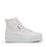 Superga 2708 High Top Sneakers - White. Side view.