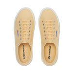 Superga 2740 Platform Sneakers - Light Yellow. Top view.